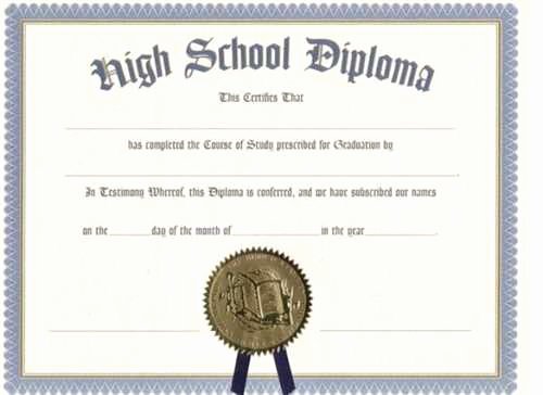 Free High School Diploma Templates Beautiful 60 Free High School Diploma Template Printable