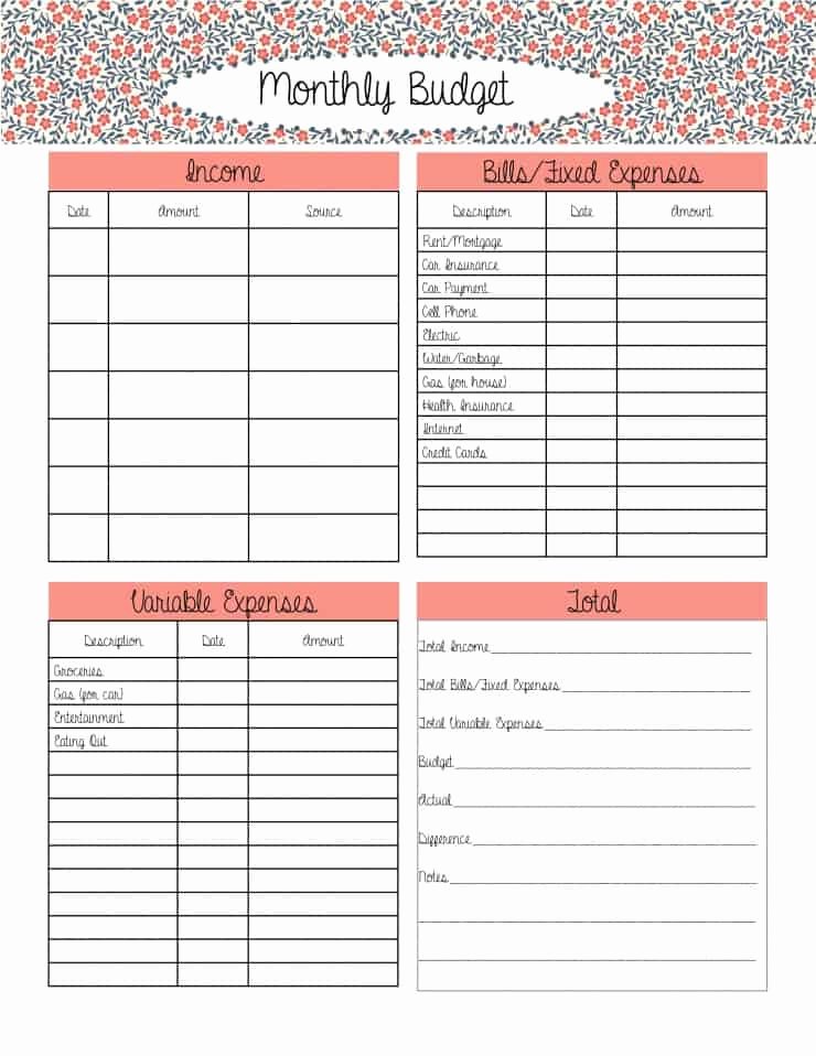 Free Household Budget Template Elegant 10 Bud Templates that Will Help You Stop Stressing