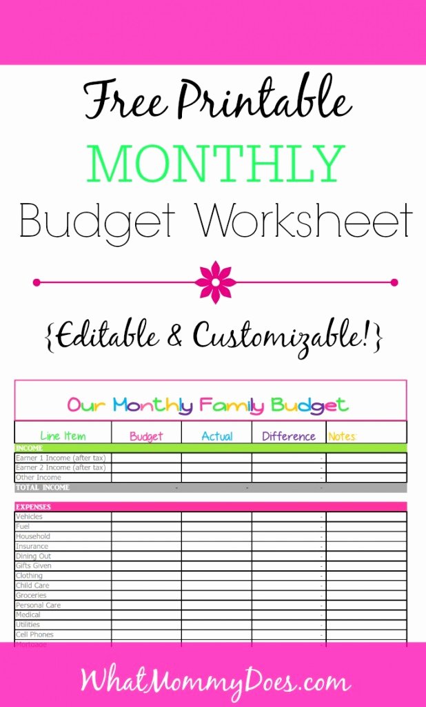 Free Household Budget Template Elegant Free Monthly Bud Template Cute Design In Excel