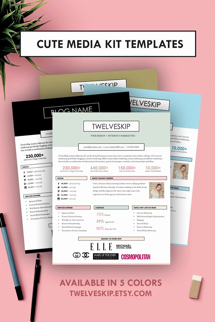 Free Media Kit Template Inspirational 32 Best Media Kit Design Examples Images On Pinterest