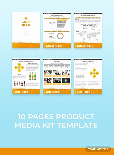Free Media Kit Template Lovely Free Media Kit Templates Download Ready Made