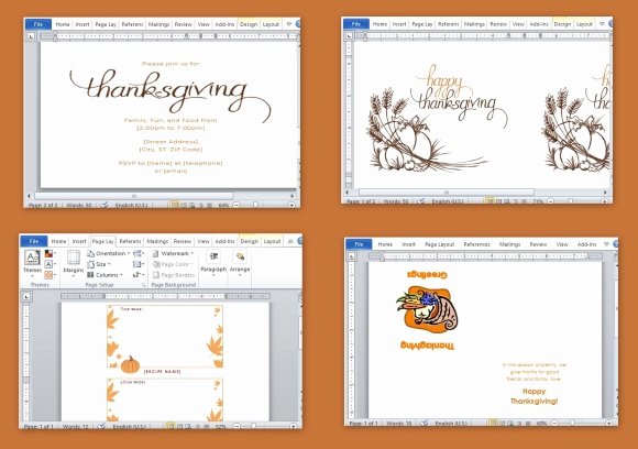 Free Microsoft Word Templates Beautiful Best Thanksgiving Templates for Microsoft Word