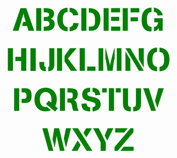 Free Printable Alphabet Stencils Templates Beautiful 43 Best Alphabet Stencils