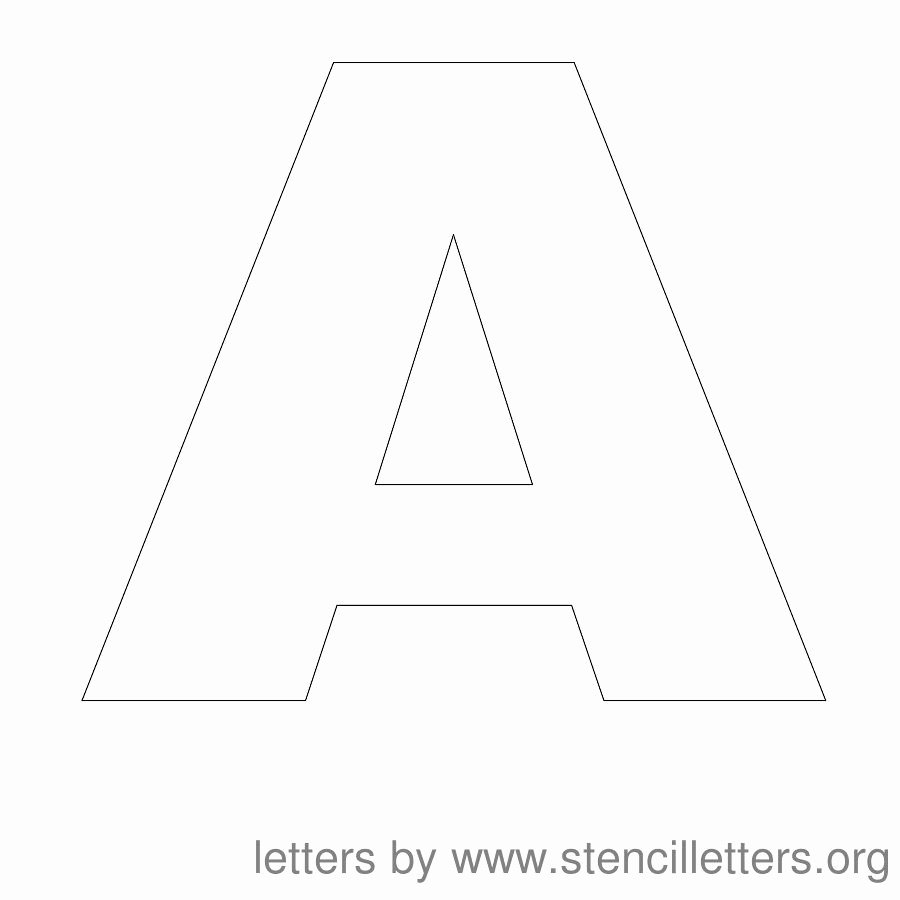 Free Printable Alphabet Stencils Templates Beautiful Free Printable Letter Stencils