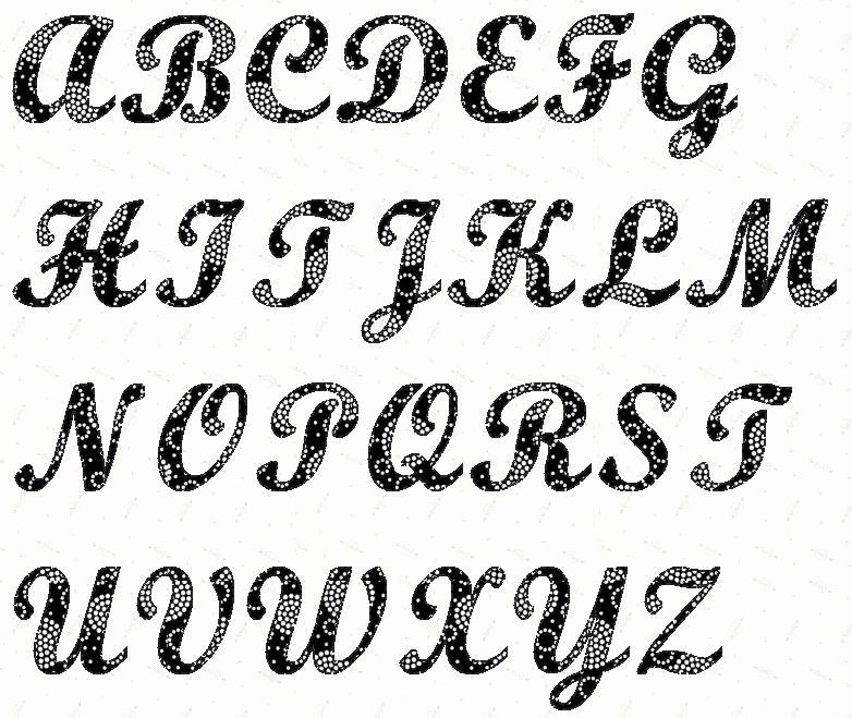 Free Printable Alphabet Stencils Templates Best Of Alphabet Script 4 Inch Stencil by Linleys Designs Craftsy