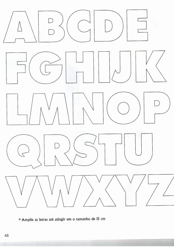 Free Printable Alphabet Stencils Templates Unique Abc S Stencil Template Letra Pinterest
