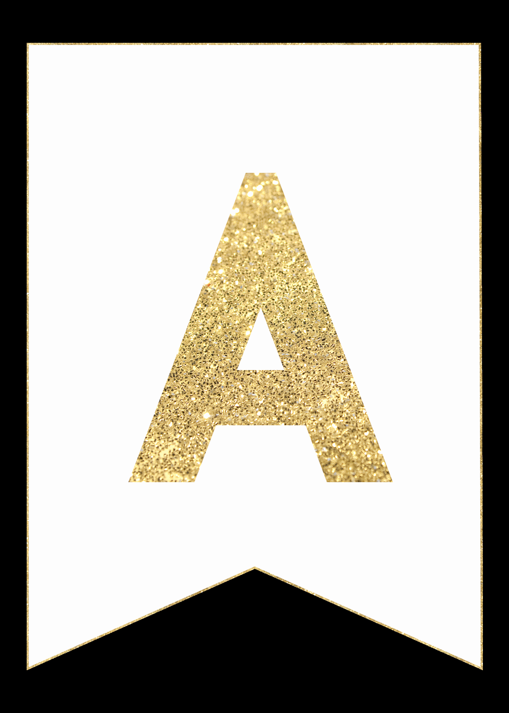 Free Printable Banner Letters Awesome Gold Free Printable Banner Letters Paper Trail Design