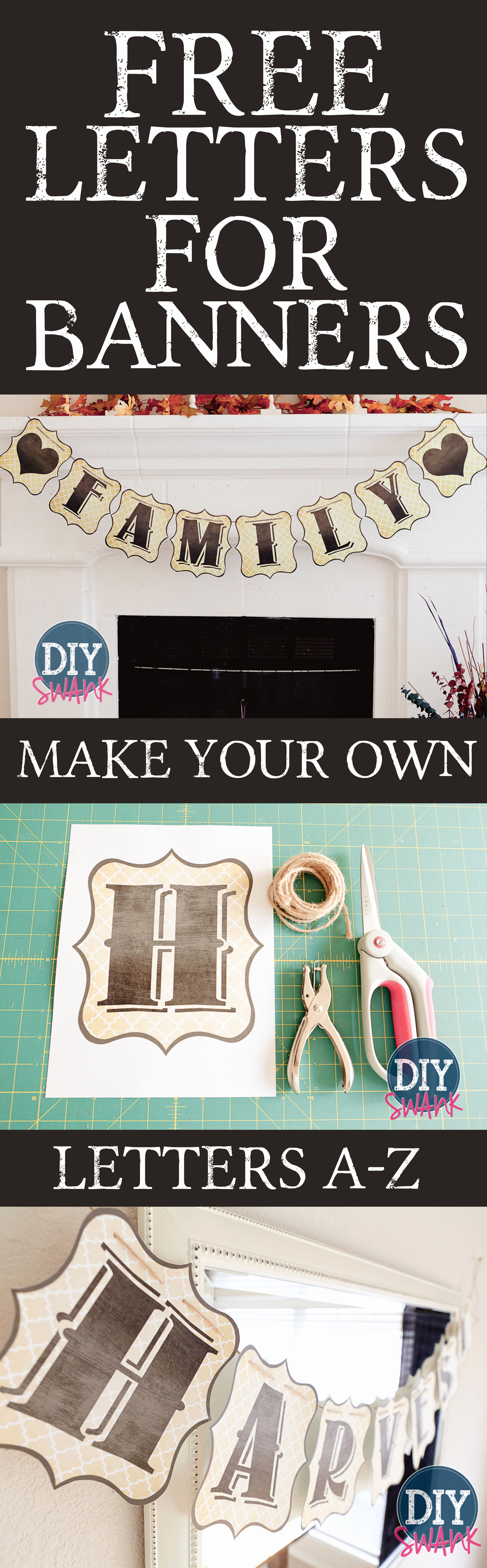 Free Printable Banner Letters Luxury Free Printable Letters for Banners Entire Alphabet — Diy