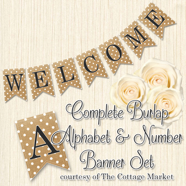 Free Printable Banner Letters New Free Printabe Plete Alphabet and Number Burlap Banner