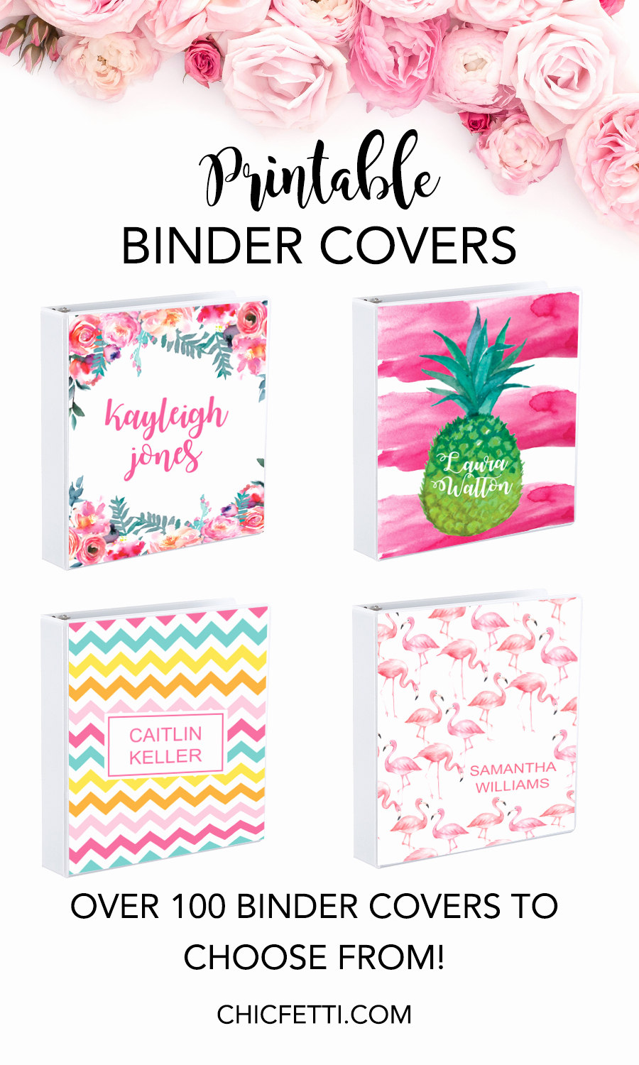 Free Printable Binder Covers Awesome Printable Binder Covers Make Your Own Binder Covers with