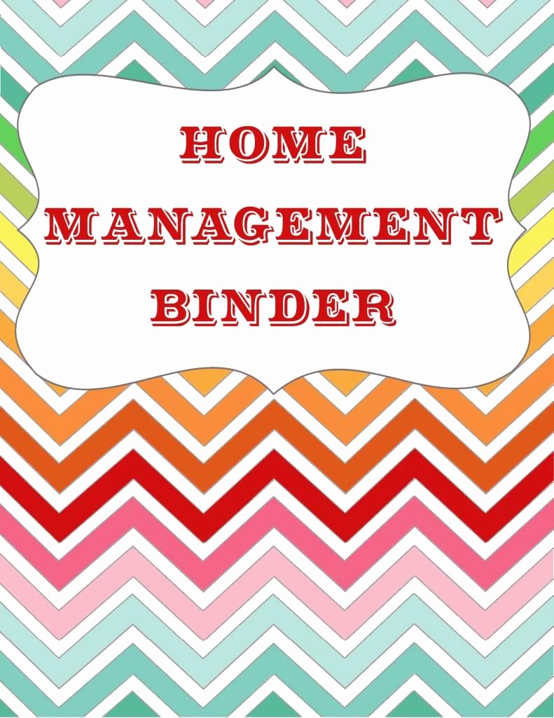 Free Printable Binder Covers Luxury Let S Get organized Home Management Binder Free