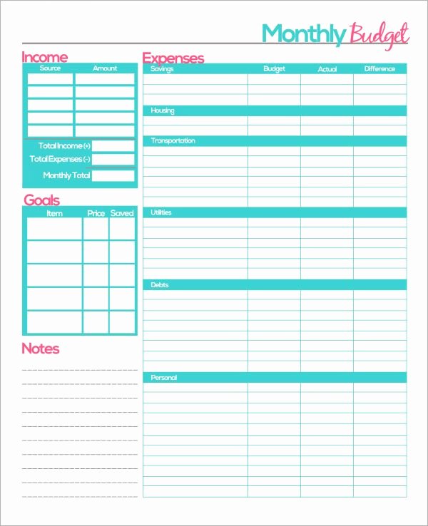 Free Printable Budget Templates Beautiful 17 Best Ideas About Bud Planner Template On Pinterest