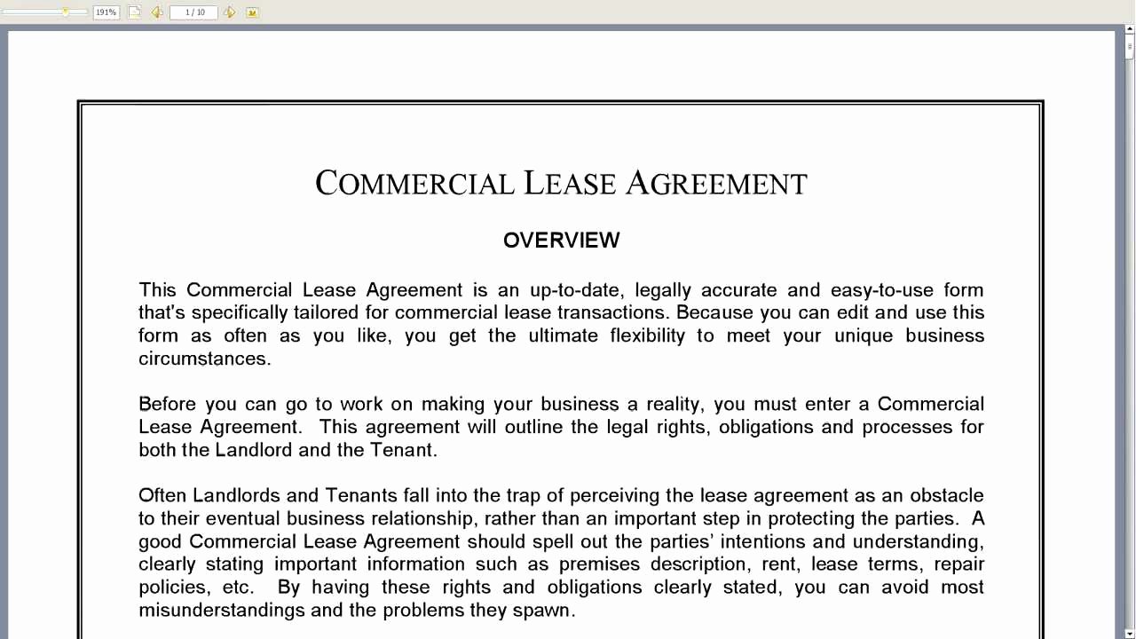 Free Printable Commercial Lease Agreement Beautiful Mercial Lease Agreement Free Printable Documents