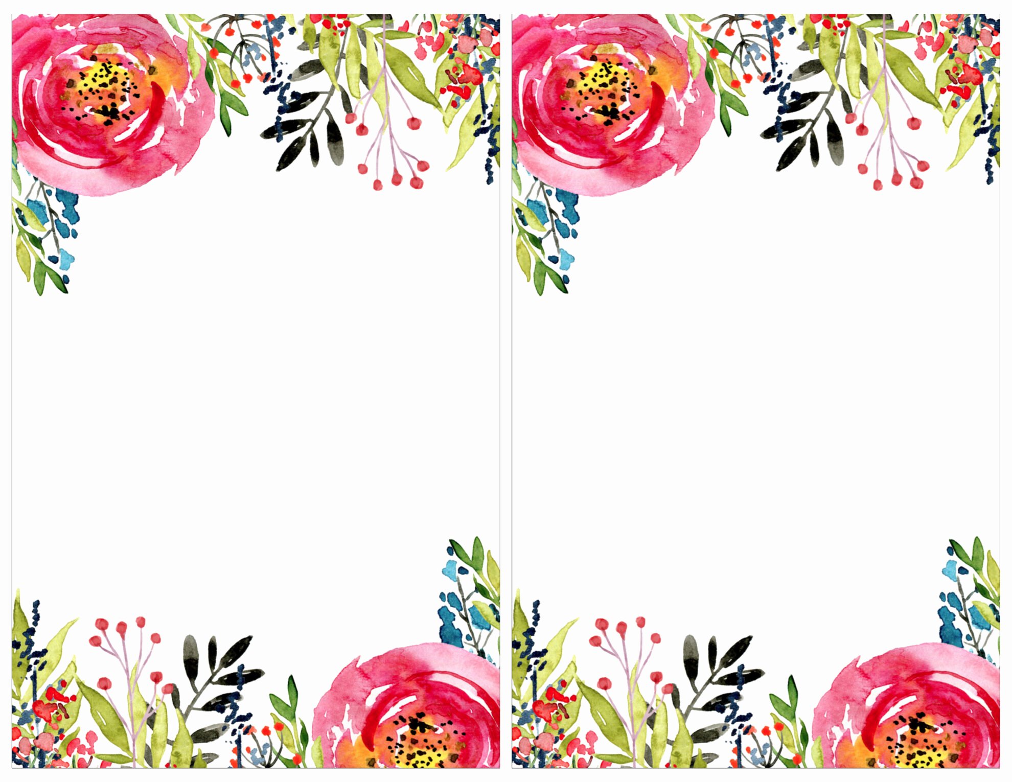 Free Printable Invitations Templates Luxury Floral Invitation Template Free Printable Paper Trail