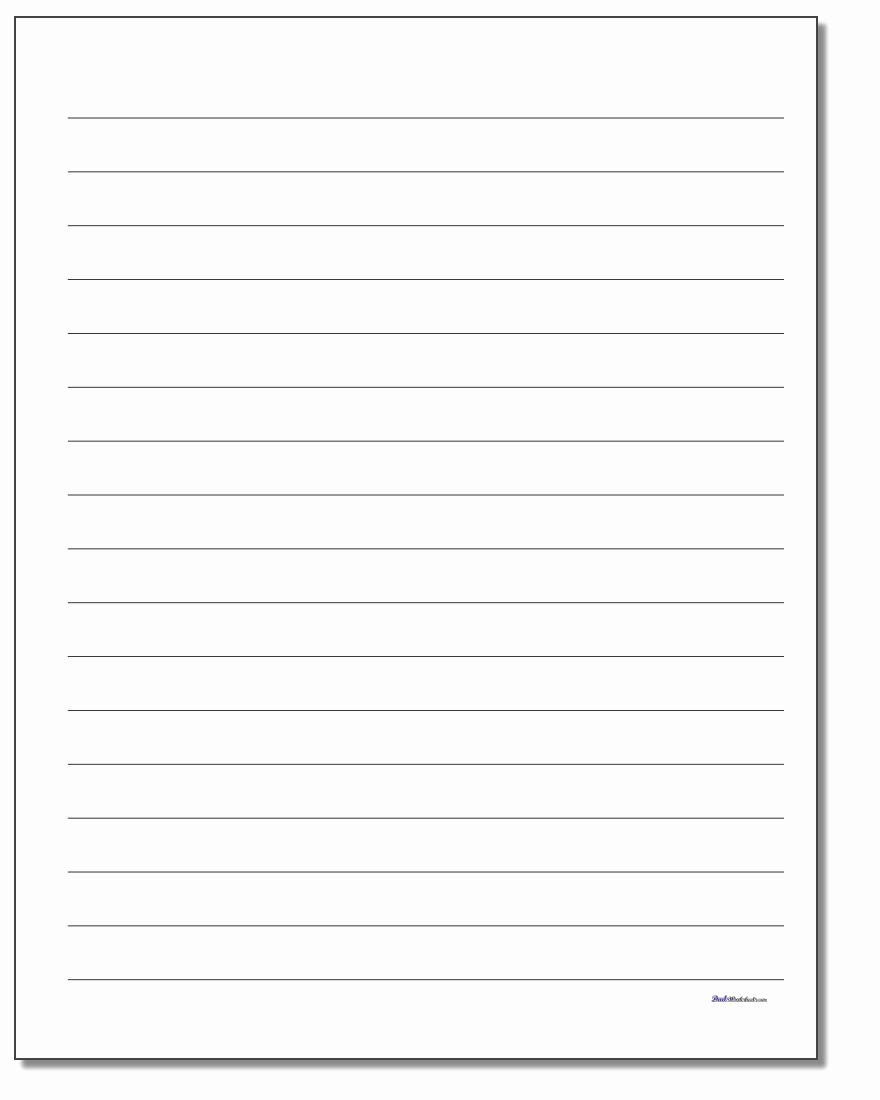 Free Printable Lined Paper Fresh Printable Lined Paper