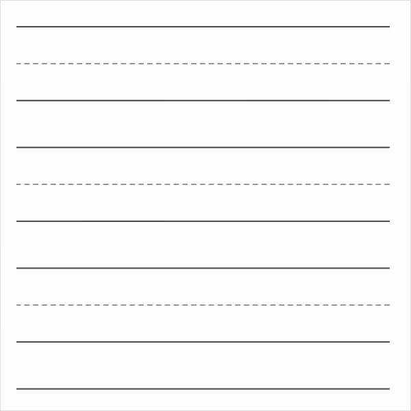 Free Printable Lined Paper Unique Free 6 Printable Writing Paper Templates In Pdf