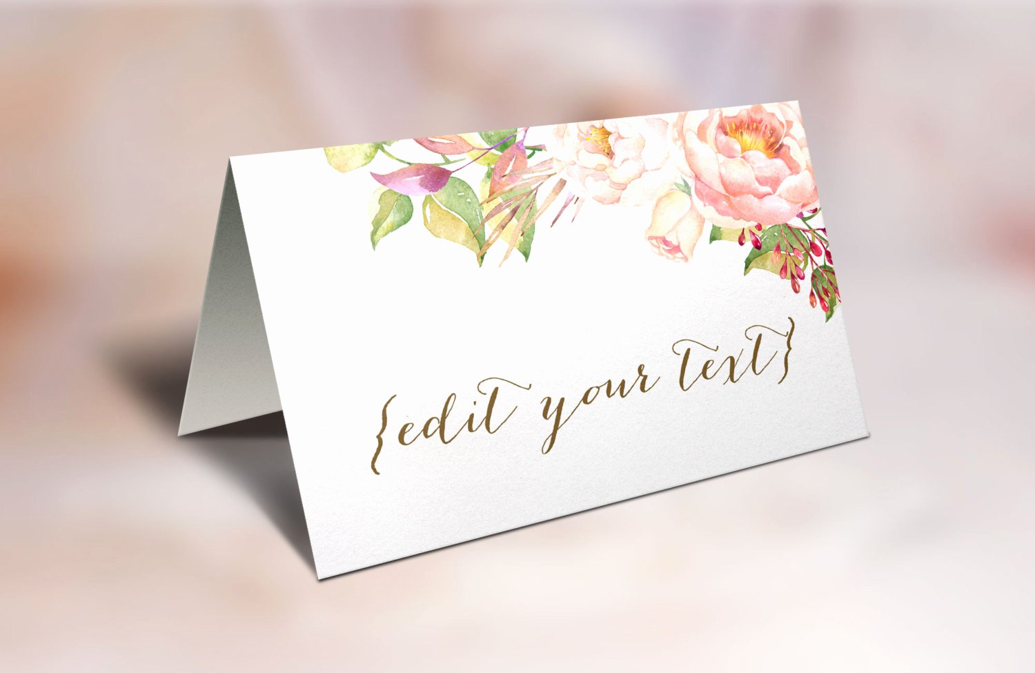 Free Printable Place Cards Inspirational Printable Place Cards Wedding Place Cards Floral Place Cards