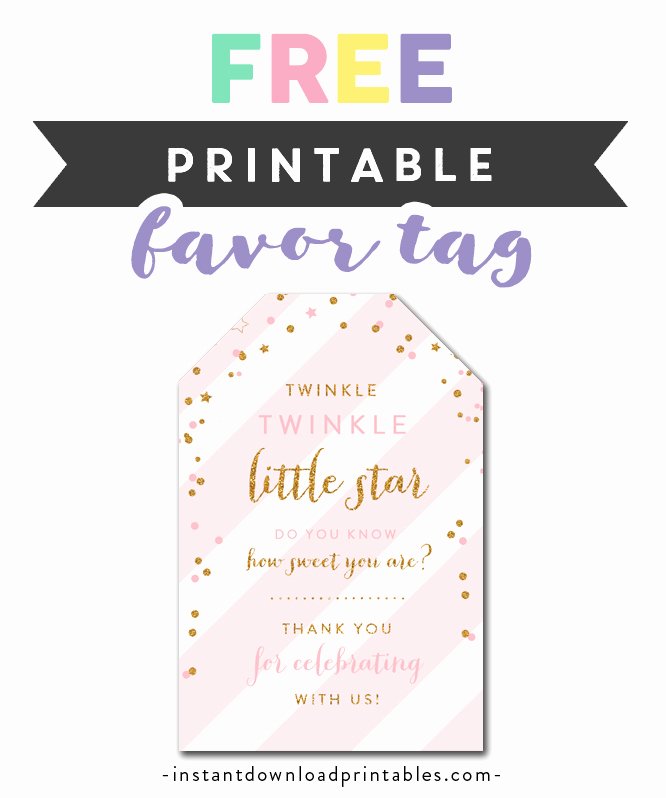 Free Printable Thank You Tags Beautiful Free Printable Thank You Tags Twinkle Twinkle Little