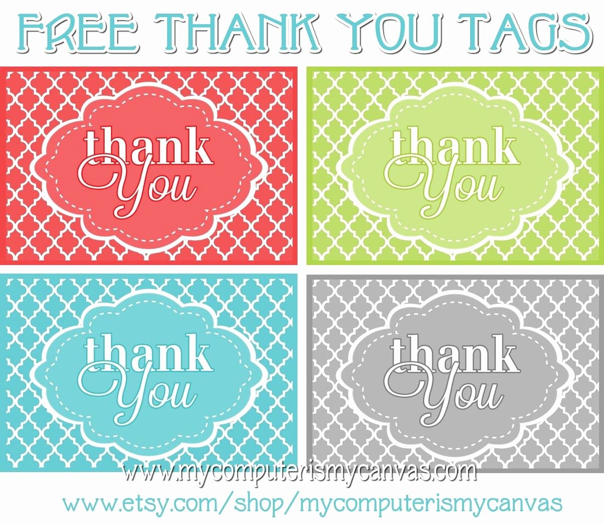 Free Printable Thank You Tags Lovely Free Printable Thank You Tags these are Usually Limited