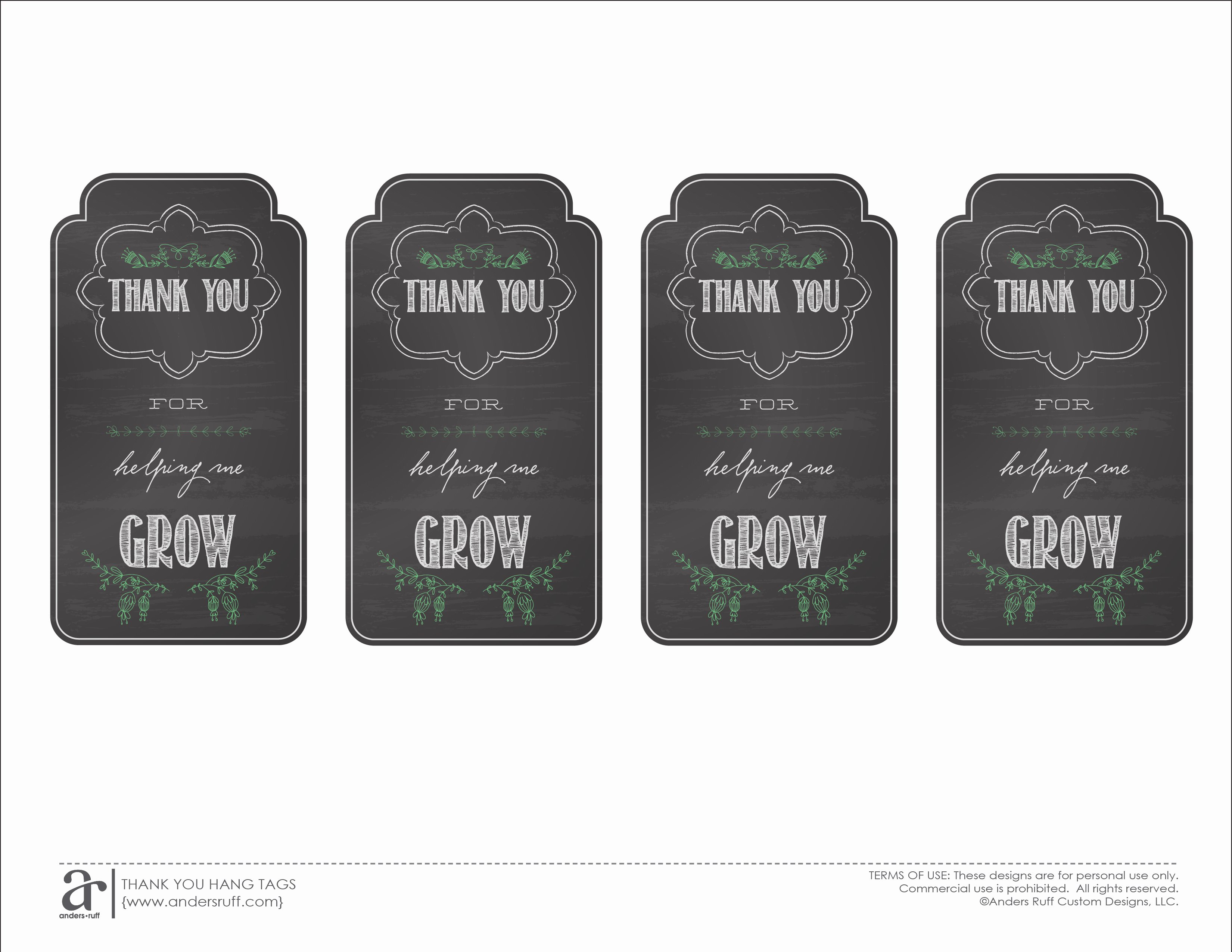 Free Printable Thank You Tags New Ruff Draft End Of the Year Teacher Gift and Free