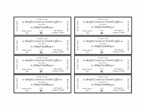 Free Printable Tickets Template Best Of Free Vip Pass Template Download Elegant Free Printable