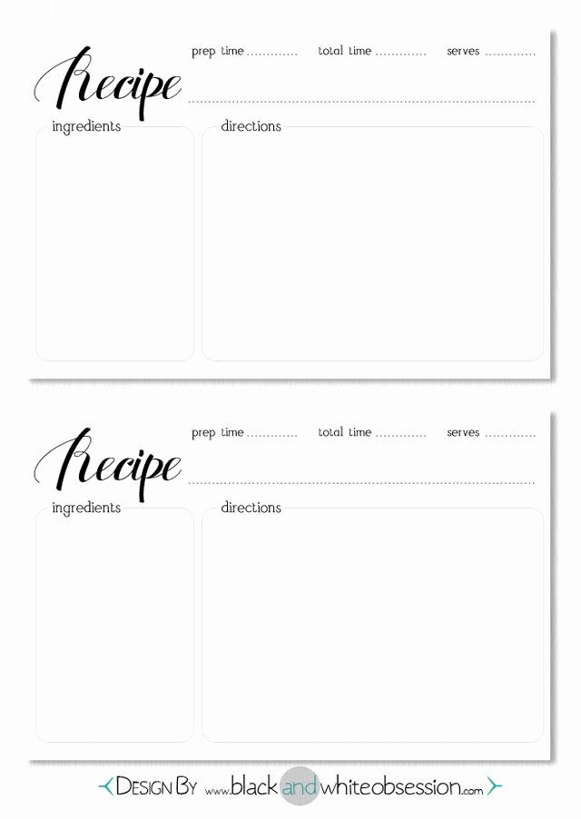 Free Recipe Card Templates Elegant Best 25 Printable Recipe Cards Ideas On Pinterest