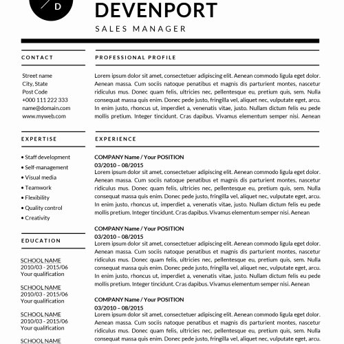 Free Resume Templates for Mac Fresh Resume Templates for Mac