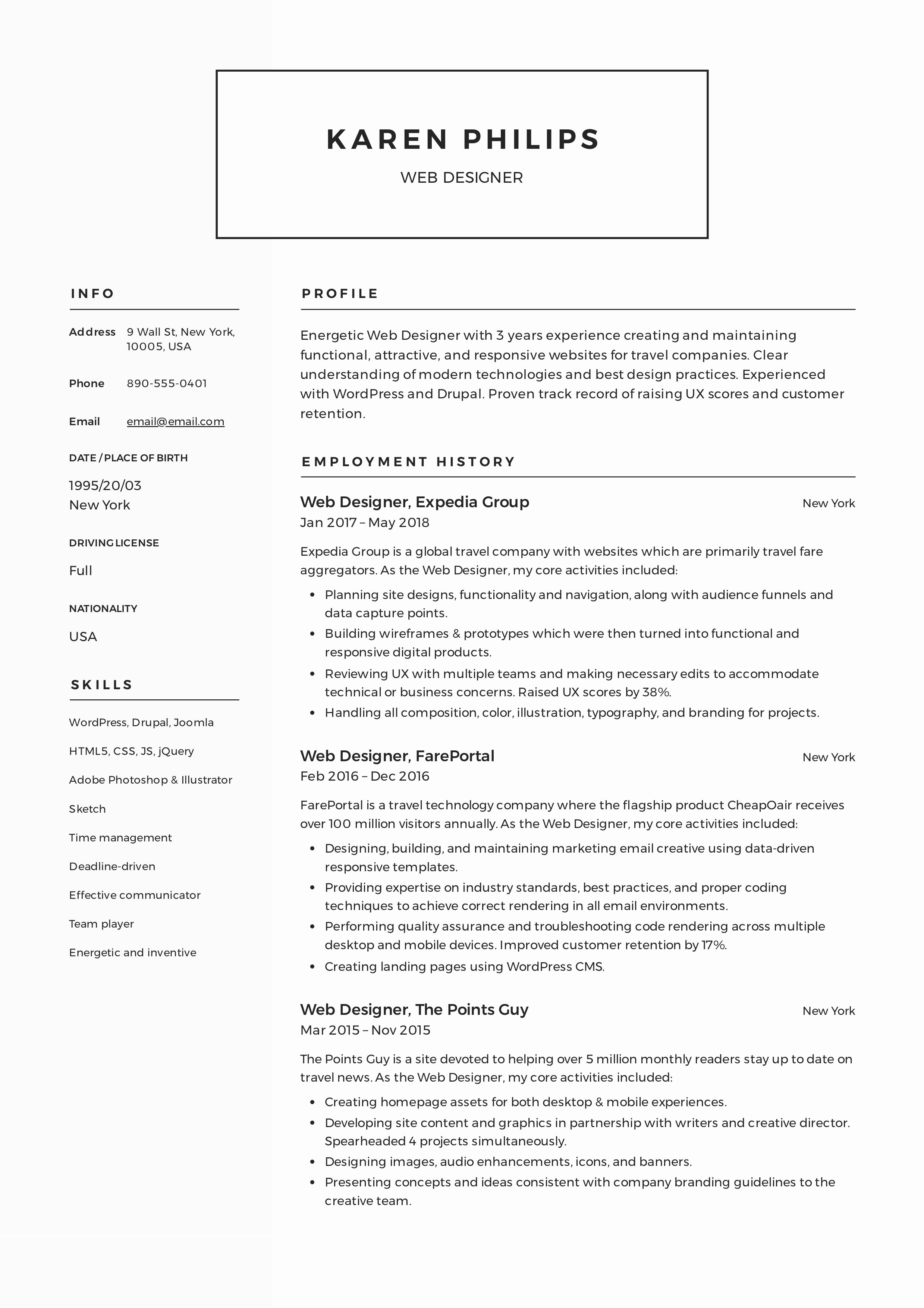 Free Resume Templates Pdf Awesome Resume Templates [2019] Pdf and Word