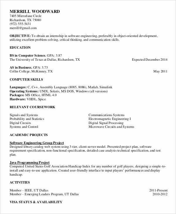 Free Resume Templates Pdf Elegant Free Printable Resume Examples Image – 20 Free