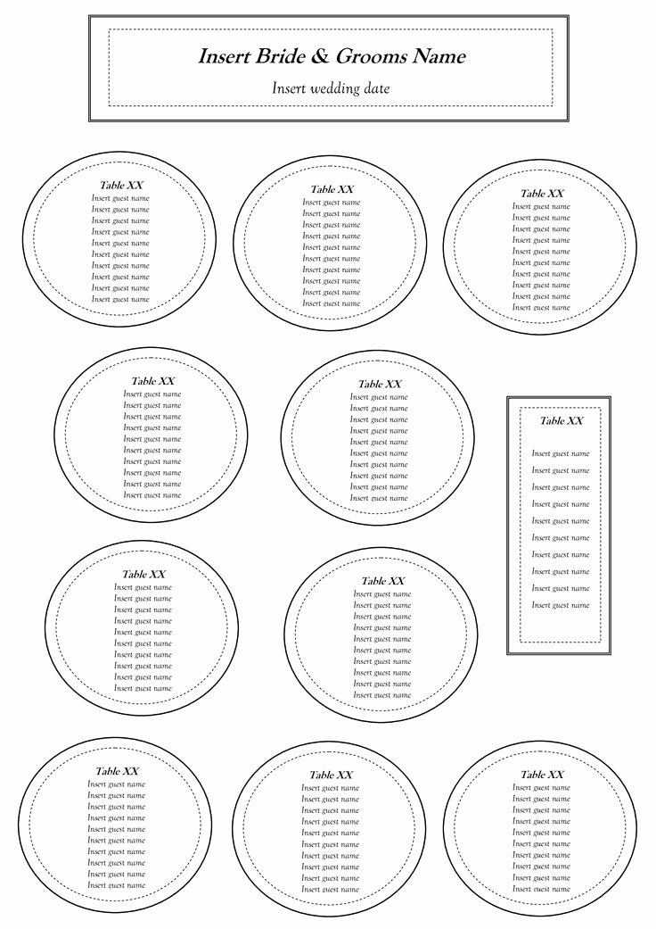 Free Seating Chart Template Best Of 25 Best Ideas About Seating Chart Template On Pinterest