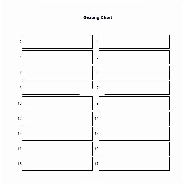 Free Seating Chart Template Elegant Sample Seating Chart Template 16 Free Documents In Pdf