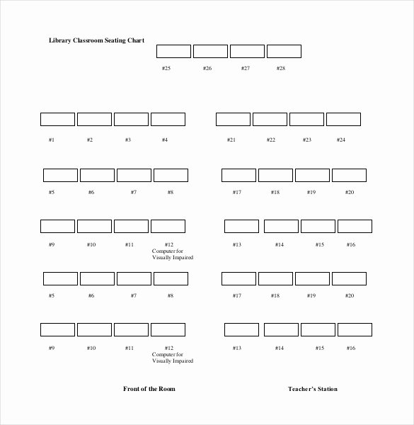 Free Seating Chart Template Fresh Classroom Seating Chart Template 10 Examples In Pdf