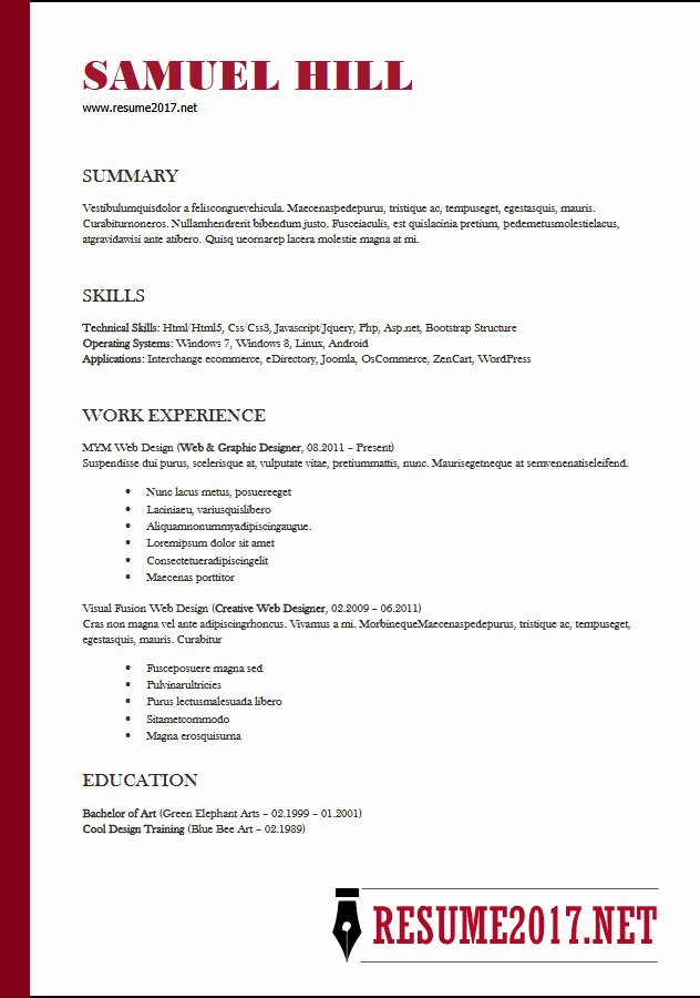 Functional Resume Template Word Fresh Resume format 2018 16 Latest Templates In Word
