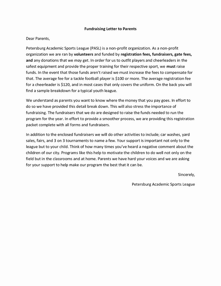 Fund Raising Letter Templates Inspirational 10 Best Images About Fundraising Letters On Pinterest