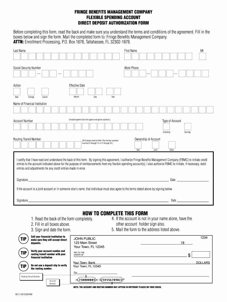 Generic Direct Deposit form Best Of Generic form Fill Line Printable Fillable Blank