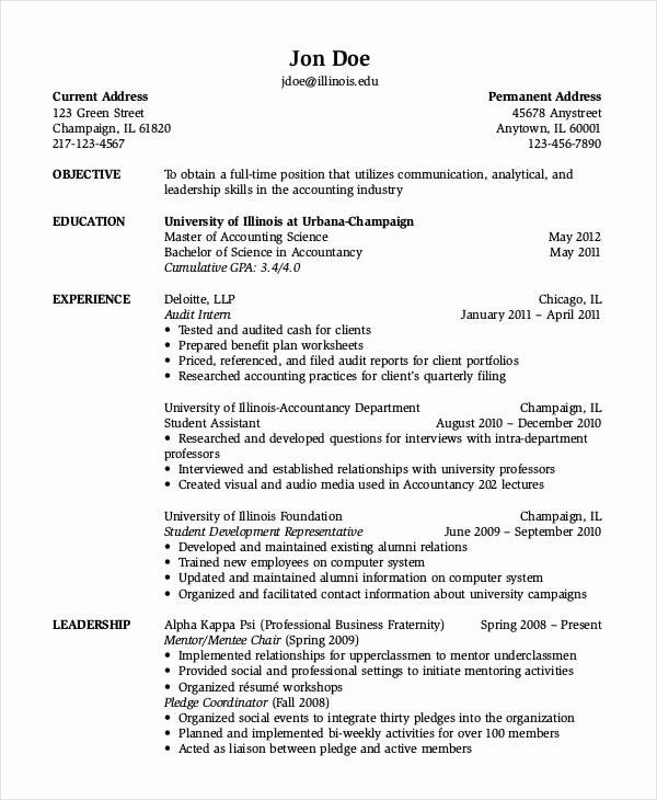 Generic Objective for Resume Luxury Generic Resume Template 28 Free Word Pdf Documents