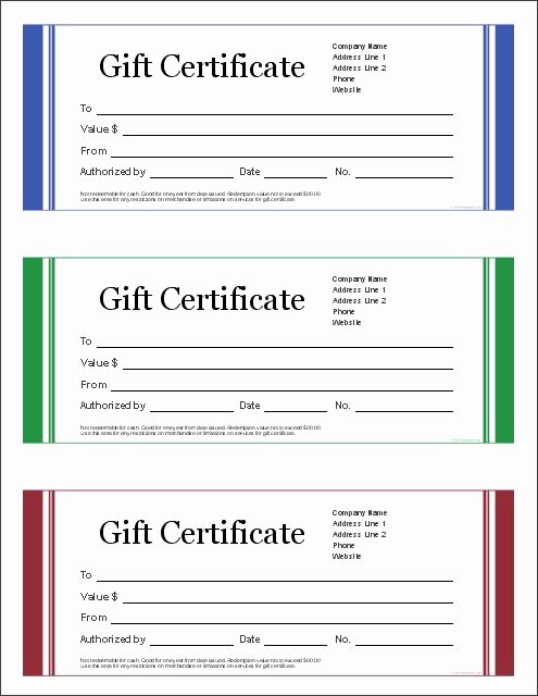Gift Certificate Template Pages Awesome Download the Blank Gift Certificate From Vertex42