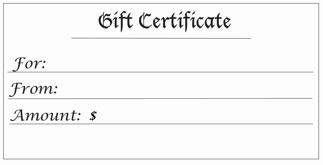 Gift Certificate Template Pages Elegant 28 Cool Printable Gift Certificates