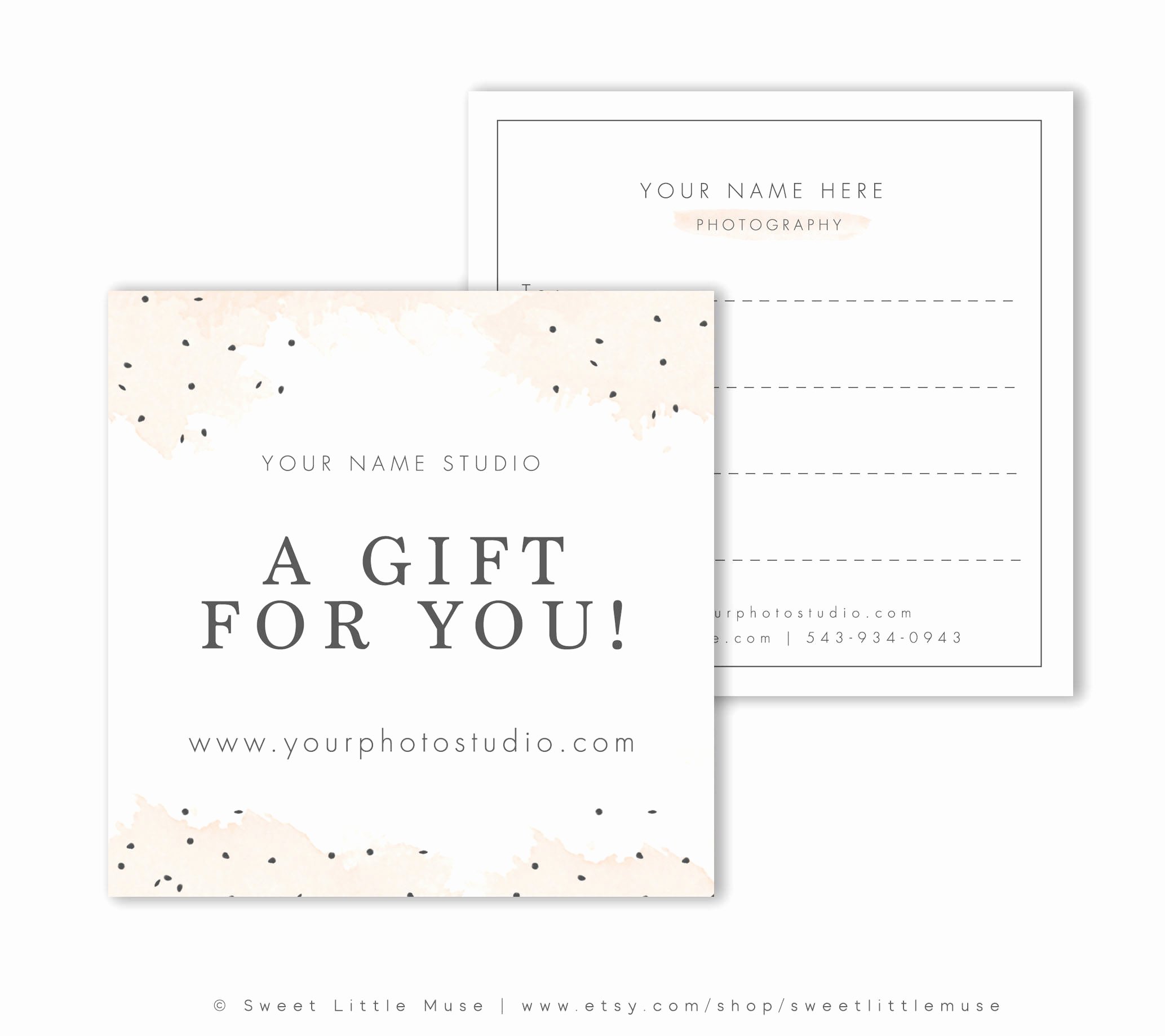 Gift Certificate Template Pages Luxury Graphy Gift Card Template Gift Certificate Template