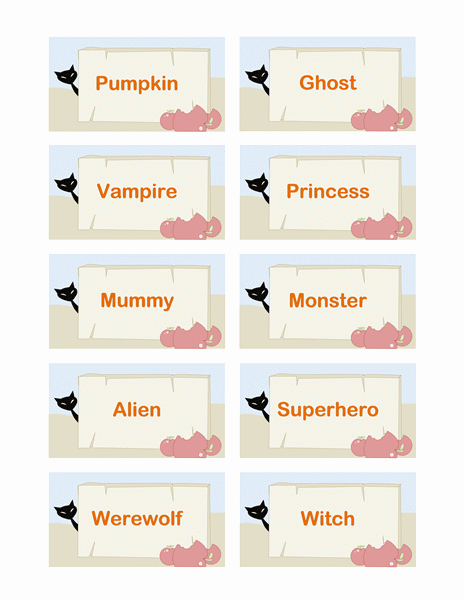 Gift Tag Template Word Awesome 10 Of the Best Halloween Gift Tags for You