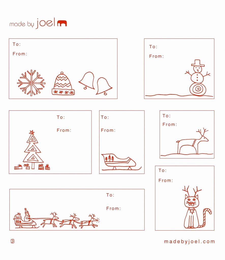 Gift Tag Template Word Awesome Printable Christmas T Tags Perhaps Try Printing On