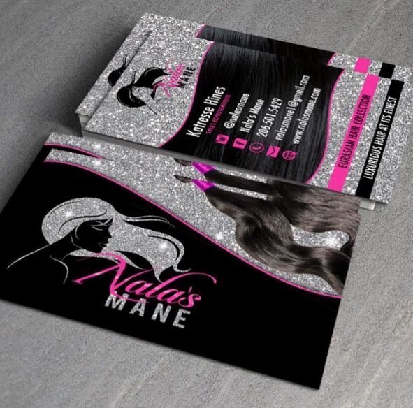 Hair Salons Business Cards New Hair Extensions Business Cards Created by Dt Webdesigns
