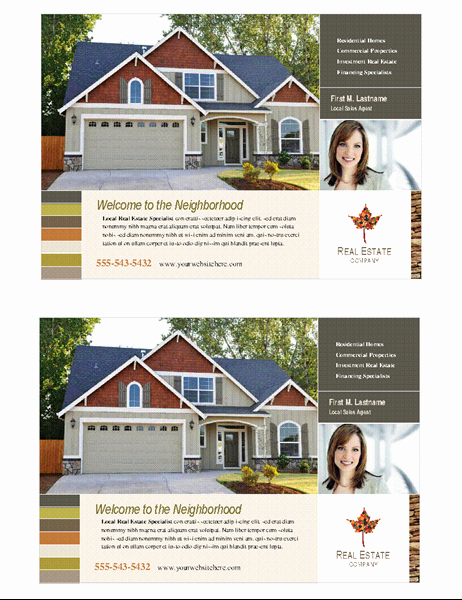 Half Page Flyer Template Luxury Real Estate Flyer Half Page 2 Per Page