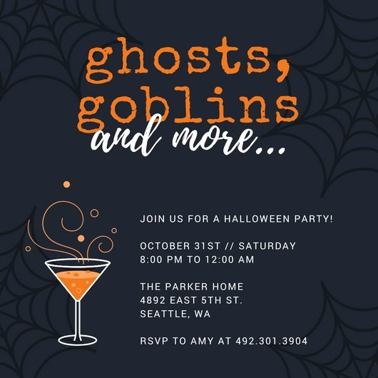 Halloween Party Invitation Template Lovely Customize 3 999 Halloween Party Invitation Templates