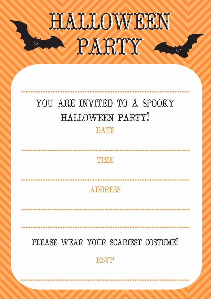 Halloween Party Invitations Template Best Of Free Printable Halloween Invitations