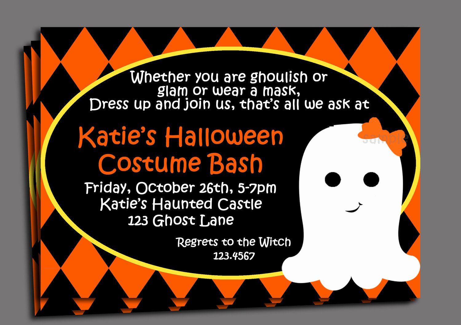 Halloween Party Invitations Template Luxury Halloween Kid S Costume Party Invitation Printable or
