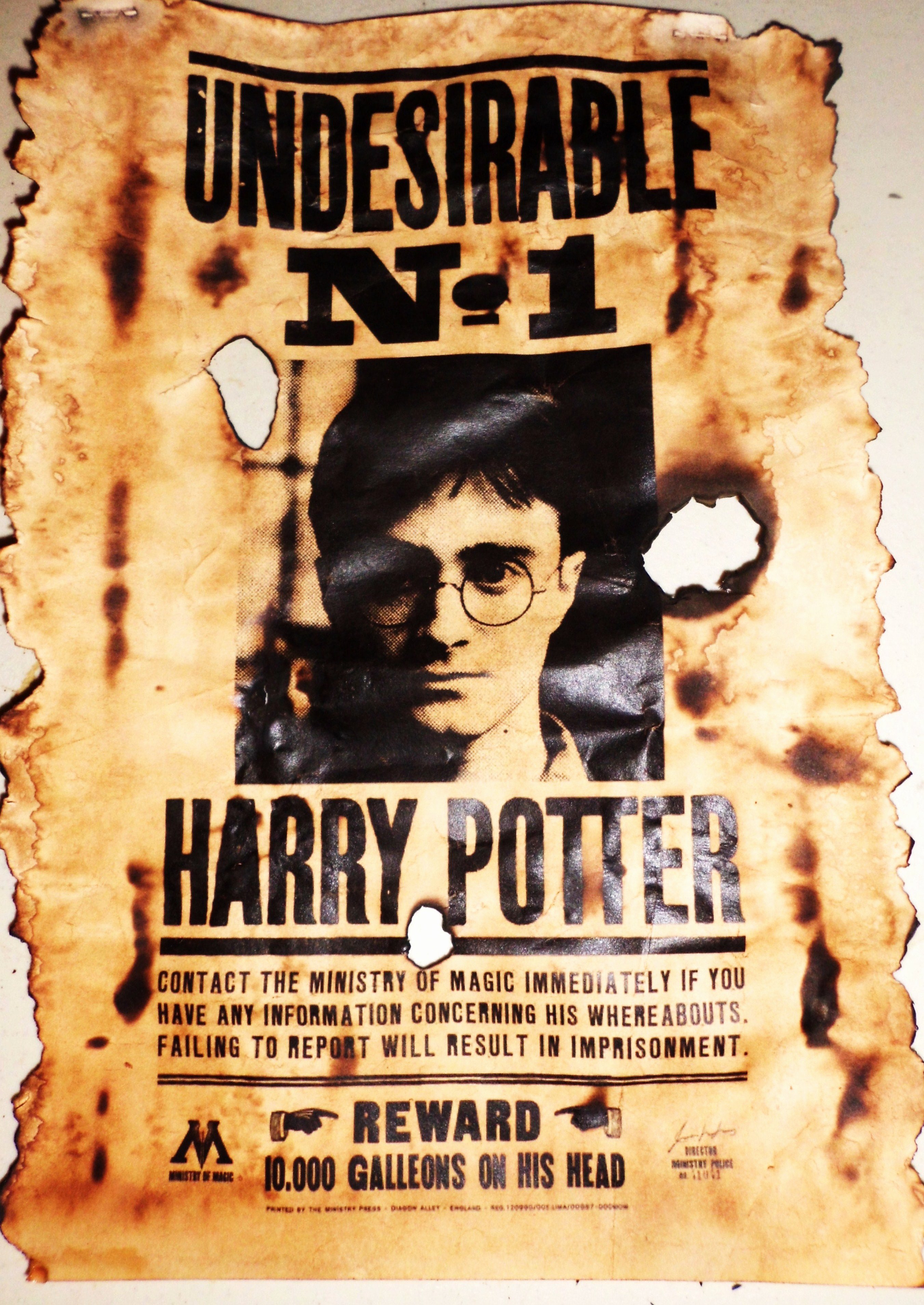 40 Harry Potter Wanted Poster Desalas Template