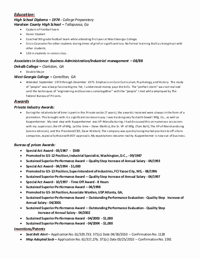 High School Diploma On Resume Luxury Resume with Education Training and References