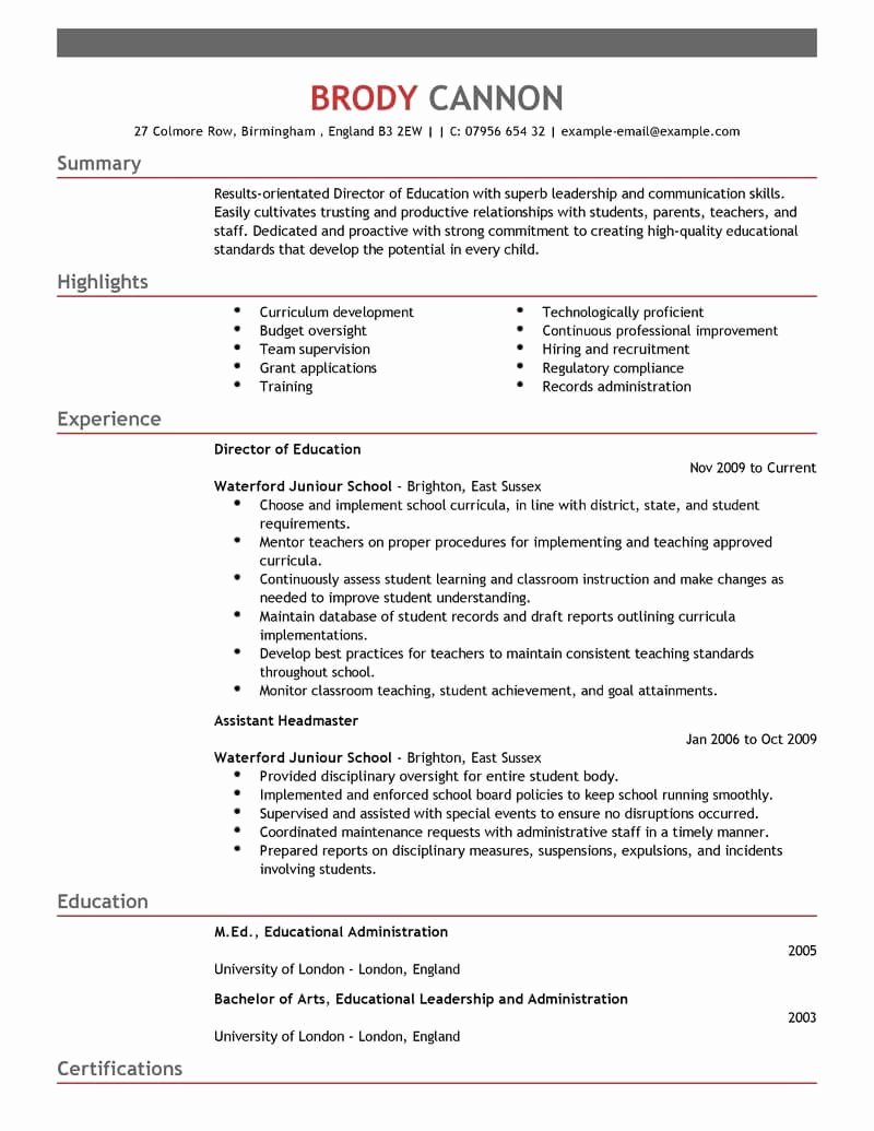 High School Diploma On Resume Unique How to Write High School Diploma Resume How to List