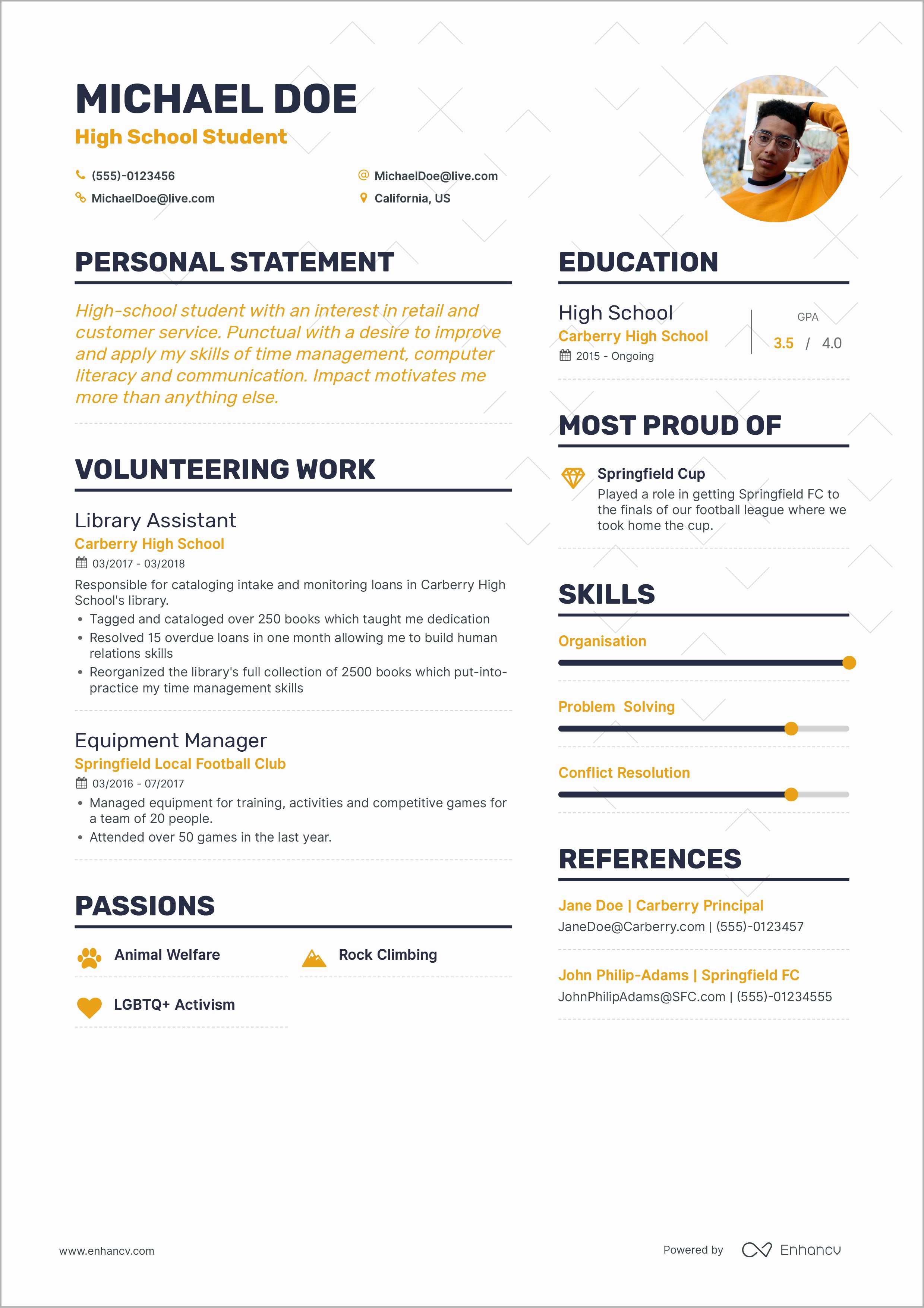 High School Job Resume Lovely How to Write Your First Job Resume Guide